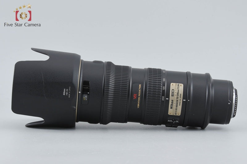 Nikon AF-S NIKKOR 70-200mm f/2.8 G ED VR w/ Box