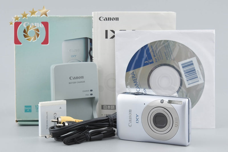Canon IXY 200F Silver 12.1 MP Digital Camera w/ Box
