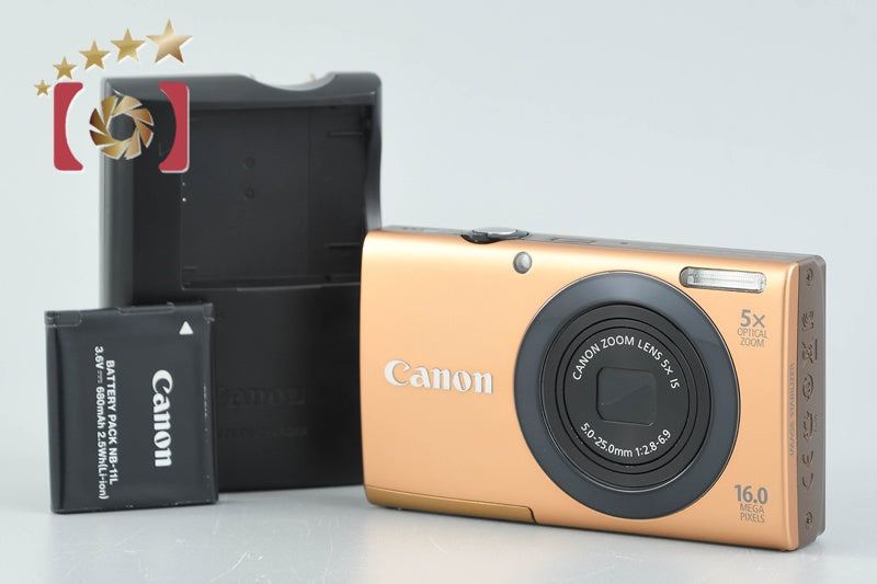 Canon PowerShot A3400 IS Gold 16.0 MP Digital Camera