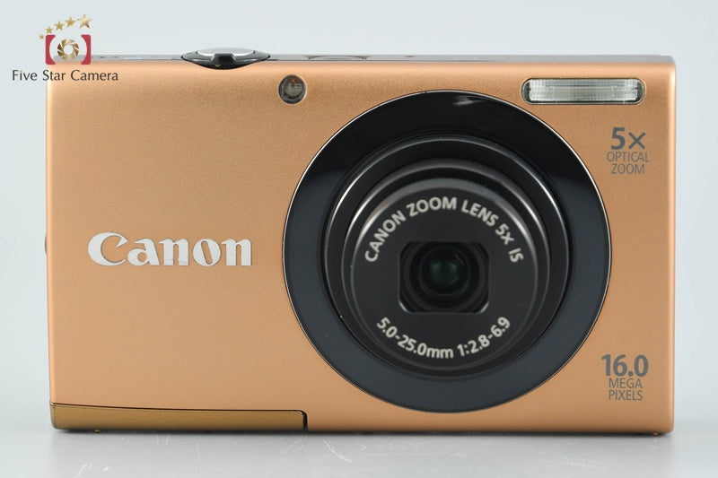 Canon PowerShot A3400 IS Gold 16.0 MP Digital Camera