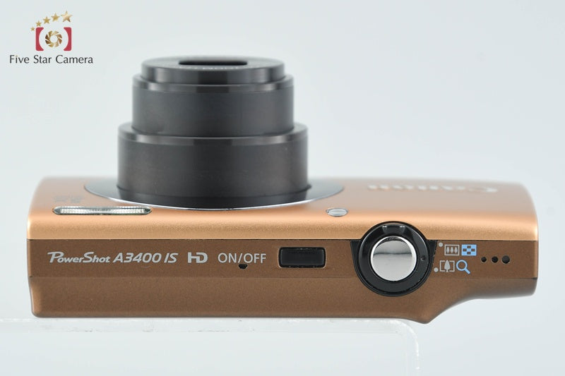 Canon PowerShot A3400 IS Gold 16.0 MP Digital Camera