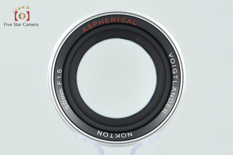 Voigtlander NOKTON 50mm f/1.5 Aspherical Silver L39 LTM Leica Thread Mount
