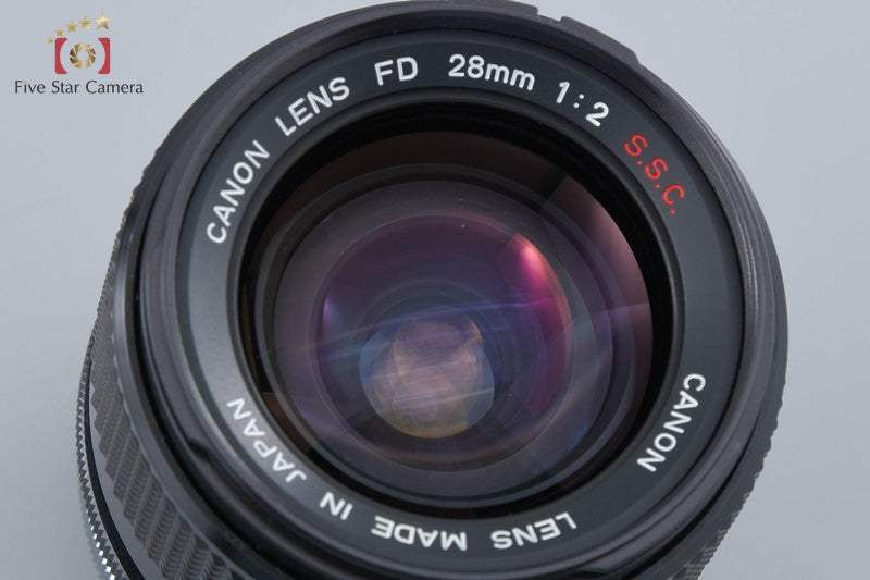 Canon FD 28mm f/2 S.S.C.