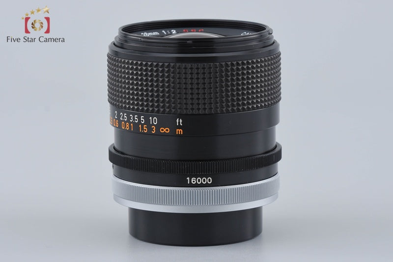 Canon FD 28mm f/2 S.S.C.