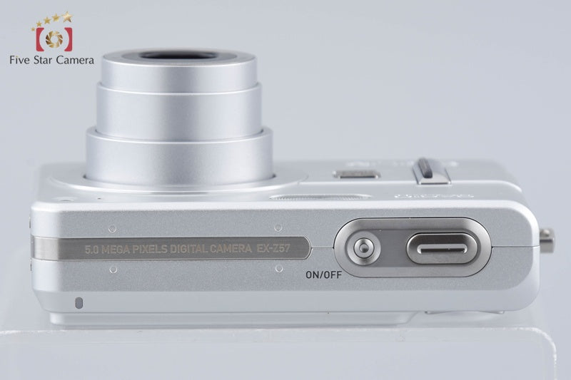 Casio EXILIM EX-Z57 Silver 14.1 MP Digital Camera w/ Box
