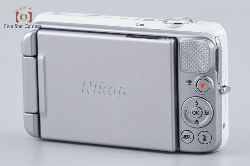 Nikon COOLPIX S6600 Natural White 16.0 MP Digital Camera w/ Box