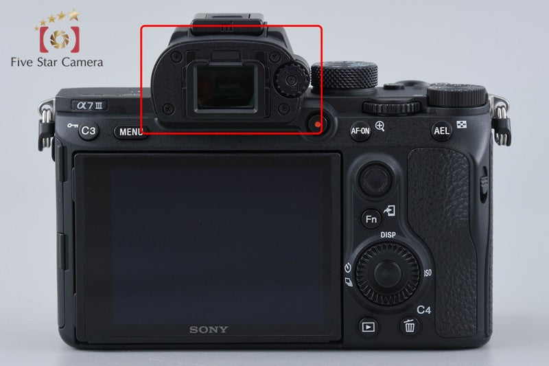 SONY α7III ILCE-7M3 24.2 MP Mirrorless Camera w/ Box [Japanese Language Only]