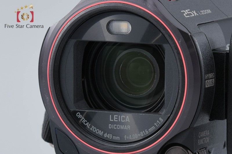 Panasonic HC-VX981 Black 4K Digital Camcorder International Model