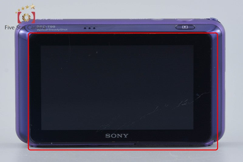 SONY Cyber-shot DSC-T99 Violet 14.1 MP Digital Camera [Japanese Language Only]