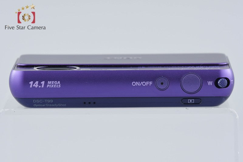 SONY Cyber-shot DSC-T99 Violet 14.1 MP Digital Camera [Japanese Language Only]
