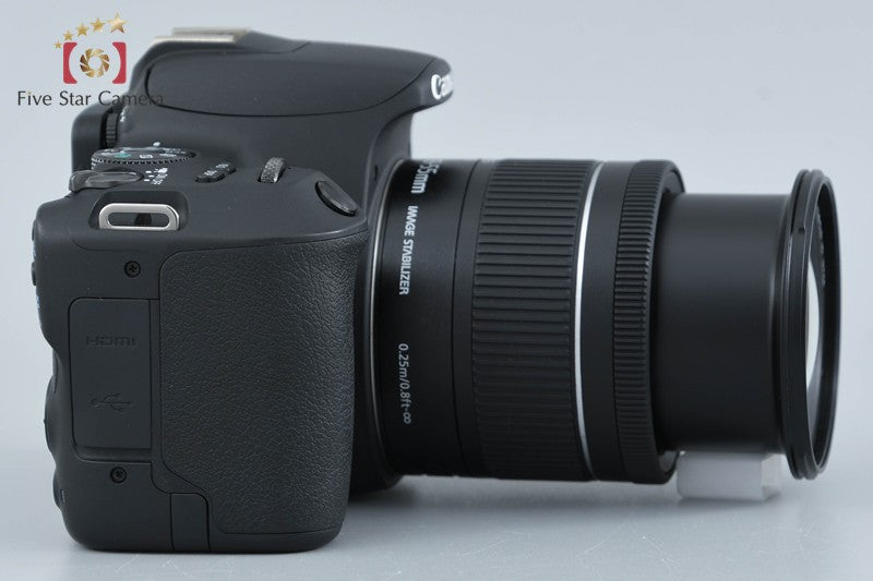 "Count 4,550" Canon EOS Kiss X9 / Rebel SL2 / 200D Black 24.2 MP DSLR 18-55 Lens