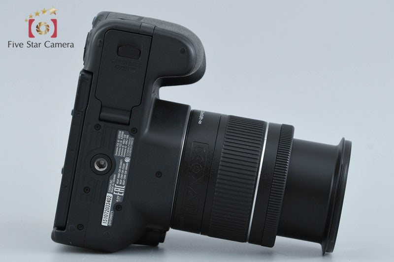 "Count 4,550" Canon EOS Kiss X9 / Rebel SL2 / 200D Black 24.2 MP DSLR 18-55 Lens