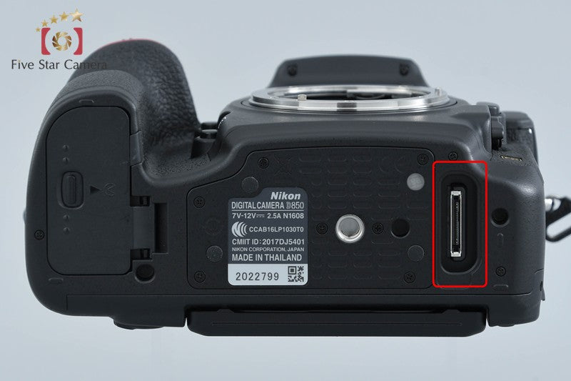 "Shutter count 2,041" Nikon D850 45.7 MP Full Frame Digital SLR Camera Body