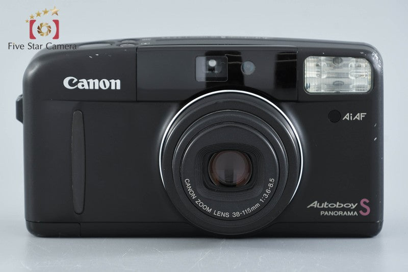 Canon Autoboy S PANORAMA Brown Black 35mm Point & Shoot Film Camera