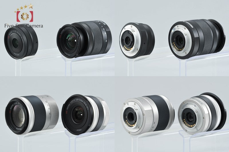 "Count 30" PENTAX Q7 Black 12.4 MP 3.8-5.9, 5-15, 8.5, 15-45 Lenses w/ Box