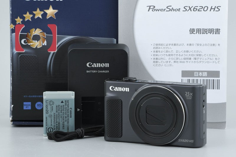 Canon PowerShot SX620 HS Black 20.2 MP Digital Camera w/ Box