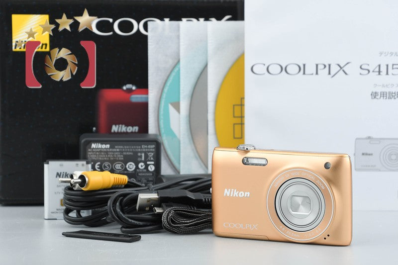 Nikon COOLPIX S4150 Bronze 14.0 MP Digital Camera w/ Box