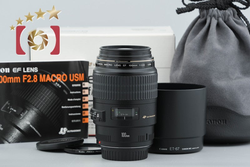 Canon EF 100mm f/2.8 MACRO USM w/ Box