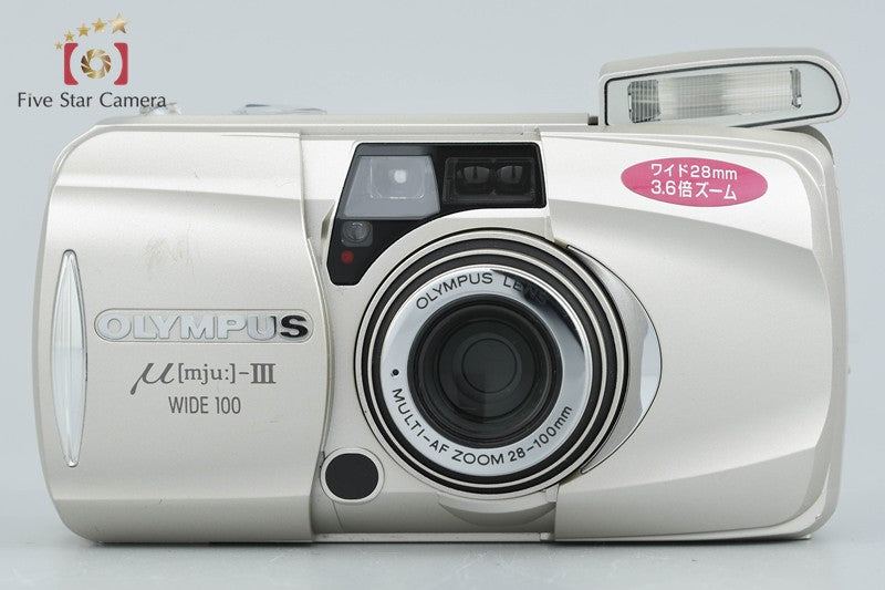 Olympus μ[mju:]-III WIDE 100 35mm Point & Shoot Film Camera