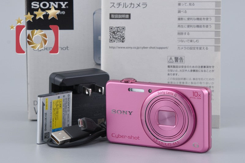 Sony Cyber-Shot DSC-WX200 Pink 18.2 MP Digital Camera [Japanese Language Only]