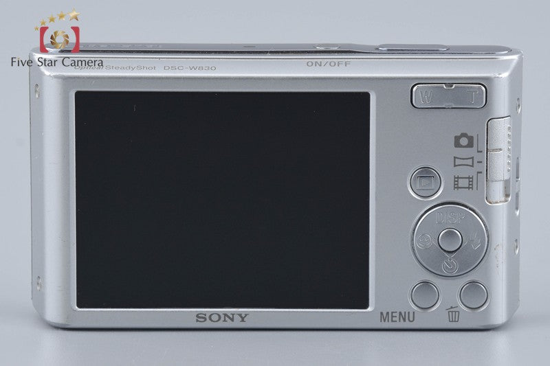 Sony Cyber-Shot DSC-W830 Silver 20.1 MP Digital Camera [Japanese Language Only]