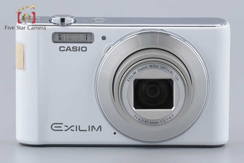 CASIO EXILIM EX-ZS190 White 16.1 MP Digital Camera