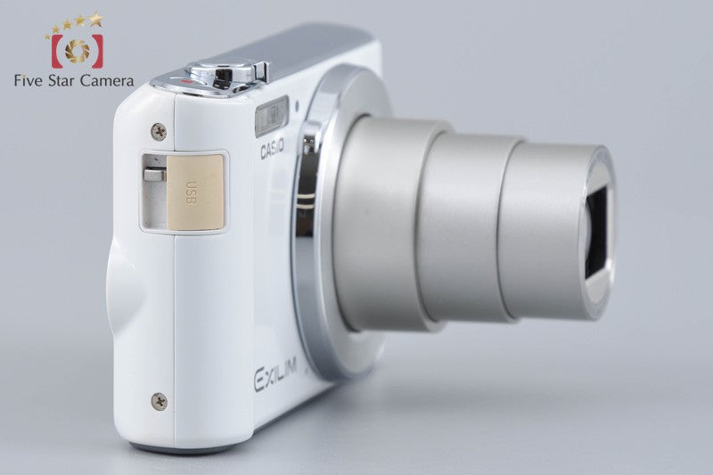 CASIO EXILIM EX-ZS190 White 16.1 MP Digital Camera