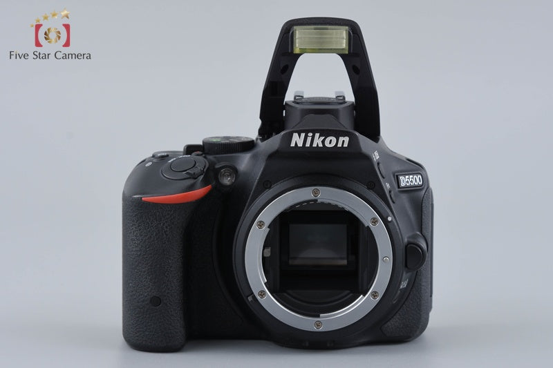 Nikon D5500 Black 24.2 MP DSLR Camera 18-55 VR II Lens w/ Box