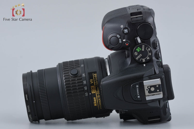 Nikon D5500 Black 24.2 MP DSLR Camera 18-55 VR II Lens w/ Box