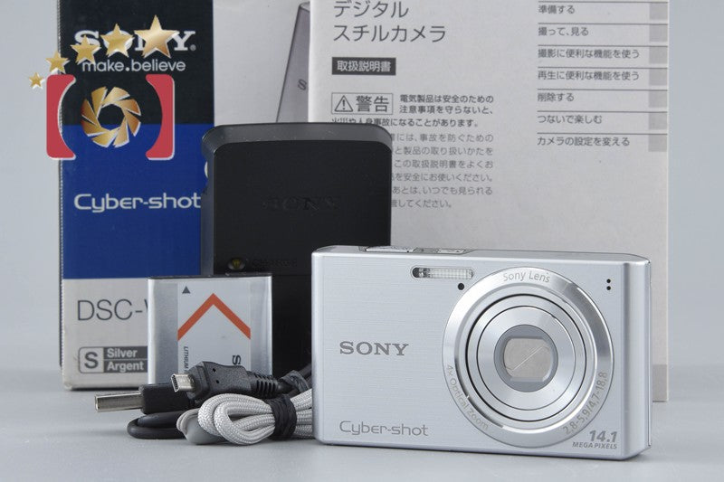 Sony Cyber-Shot DSC-W610 Silver 14.1 MP Digital Camera [Japanese Language Only]