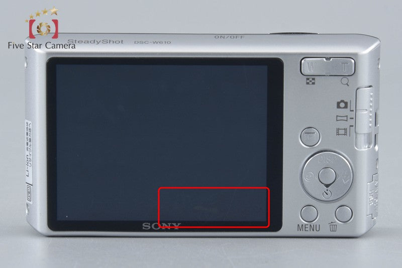 Sony Cyber-Shot DSC-W610 Silver 14.1 MP Digital Camera [Japanese Language Only]