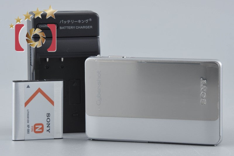 Sony Cyber-shot DSC-TX5 Silver 10.2 MP Digital Camera [Japanese Language Only]