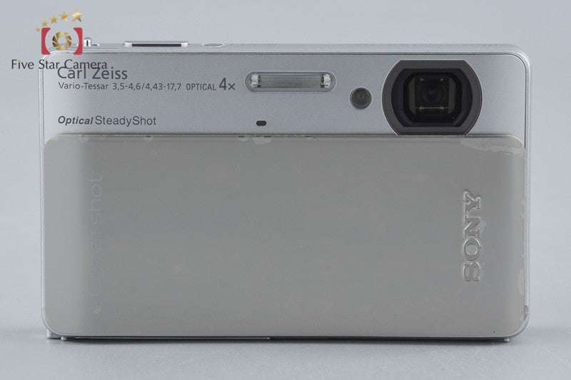 Sony Cyber-shot DSC-TX5 Silver 10.2 MP Digital Camera [Japanese Language Only]