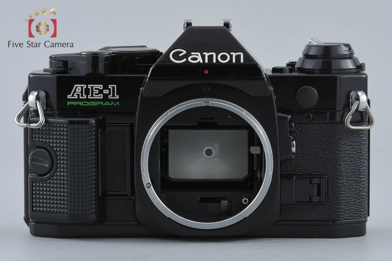 Canon AE-1 PROGRAM Black 35mm SLR Film Camera Body
