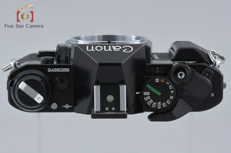 Canon AE-1 PROGRAM Black 35mm SLR Film Camera Body
