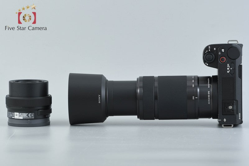Sony α VLOGCAM ZV-E10 II Black 16-50 55-210 Lenses [Japanese Language Only]