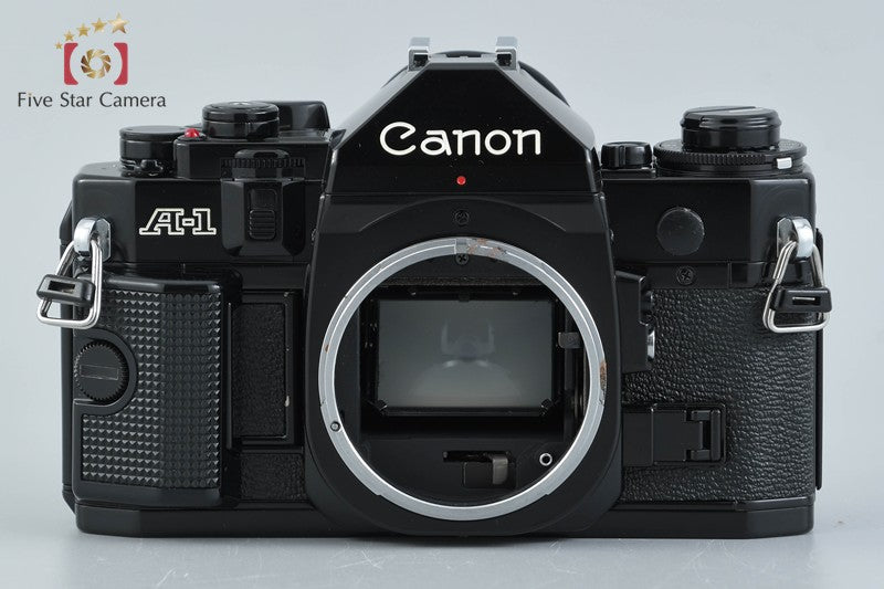 Canon A-1 Black 35mm SLR Film Camera + FD 50mm f/1.4 S.S.C.