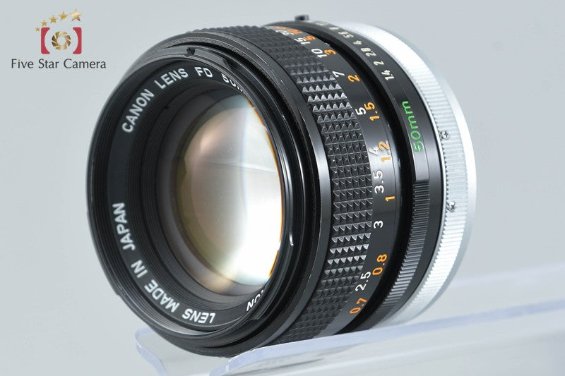 Canon A-1 Black 35mm SLR Film Camera + FD 50mm f/1.4 S.S.C.
