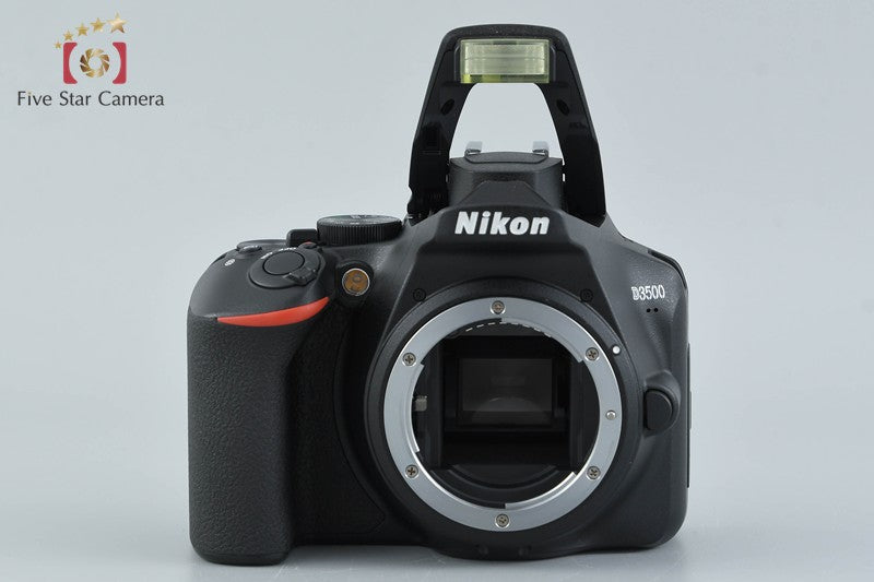 Count 547 Nikon D3500 Black 24.8 MP DSLR Camera 18-55 VR Lens