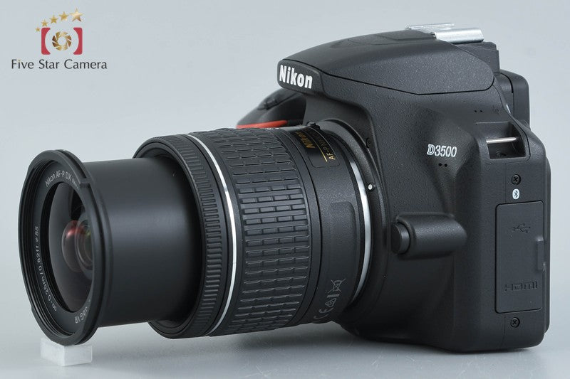 Count 547 Nikon D3500 Black 24.8 MP DSLR Camera 18-55 VR Lens