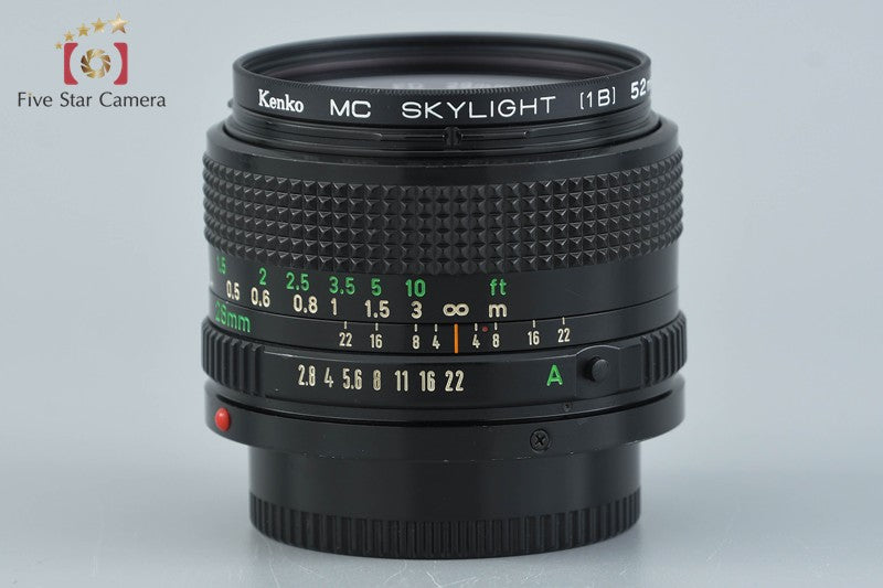 Canon New FD 28mm f/2.8