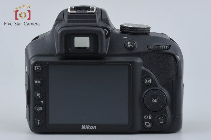 Nikon D3400 24.2 MP DSLR Black AF-P 18-55 70-300 VR Lenses
