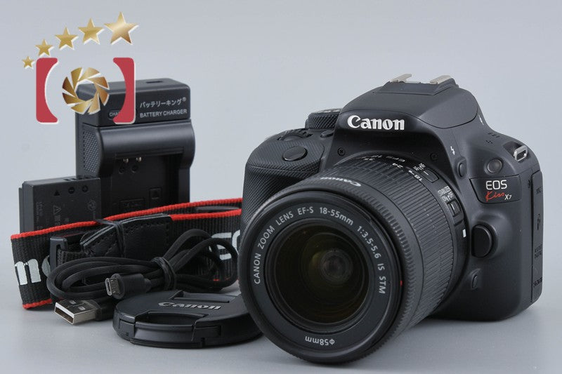 "Count 3,691" Canon EOS Kiss X7 / Rebel SL1 / 100D 18.0MP EF-S 18-55 IS STM Lens