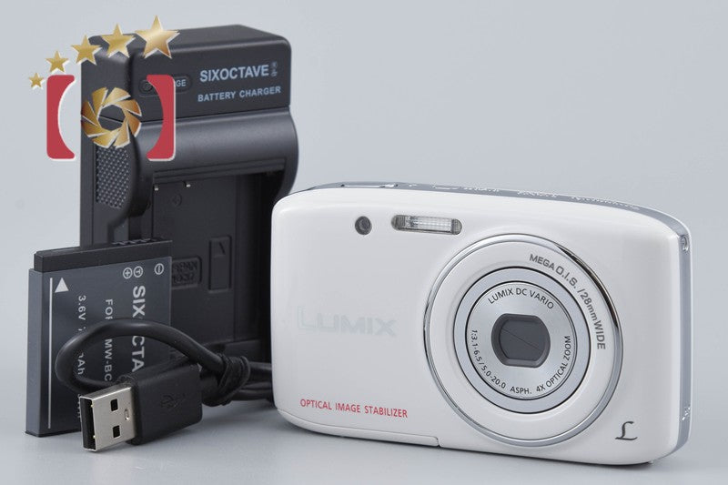 Panasonic LUMIX DMC-S2 White 14.1MP Digital Camera [Japanese Language Only]