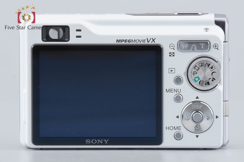 Sony Cyber-Shot DSC-W80 White 7.2 MP Digital Camera [Japanese Language Only]