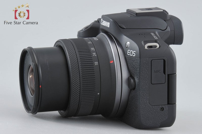 "Shutter count 2,000" Canon EOS R50 Black 24.2 MP RF-S 18-45 IS STM Lens