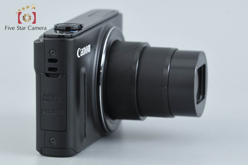 Canon PowerShot SX610 HS Black 20.2 MP Digital Camera w/ Box