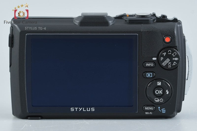 "Shutter count 659" Olympus STYLUS TG-4 Tough Black 16.0 MP Digital Camera