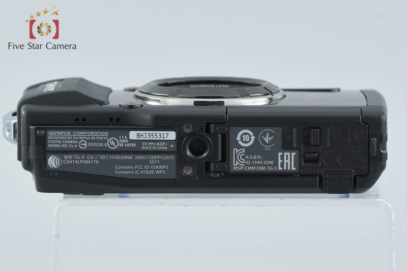 "Shutter count 659" Olympus STYLUS TG-4 Tough Black 16.0 MP Digital Camera