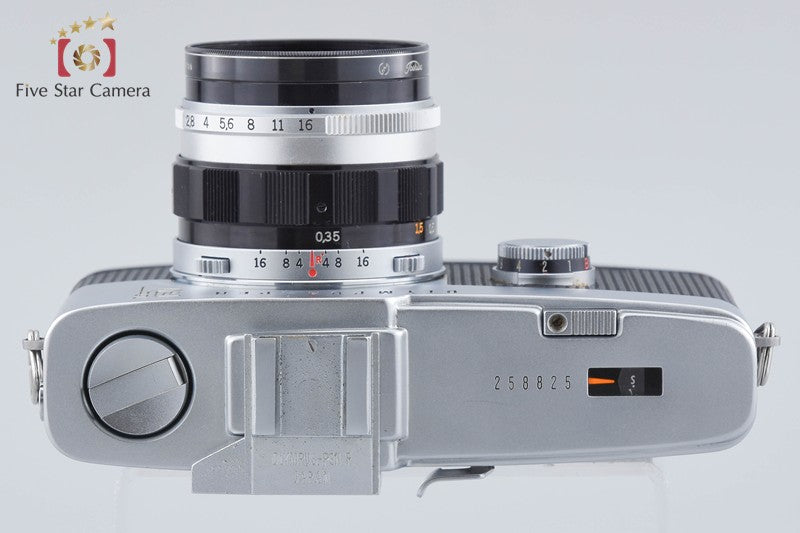 Olympus PEN F Silver 35mm Half Frame Film Camera + D.ZUIKO AUTO-S 38mm f/2.8